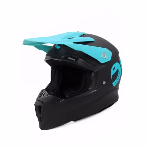 Мотошлем детский Sparx Recrut HL169 ver.2, черный/синий, размер YМ