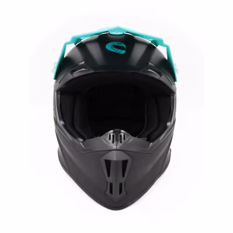 Мотошлем детский Sparx Recrut HL169 ver.2, черный/синий, размер YS