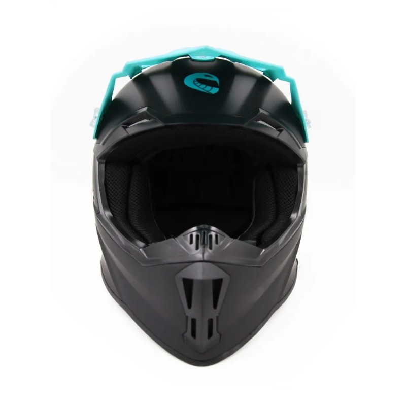 Мотошлем детский Sparx Recrut HL169 ver.2, черный/синий, размер YS