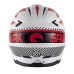 Мотошлем Sparx Fenix Gravity JK6803, белый/красный, размер S