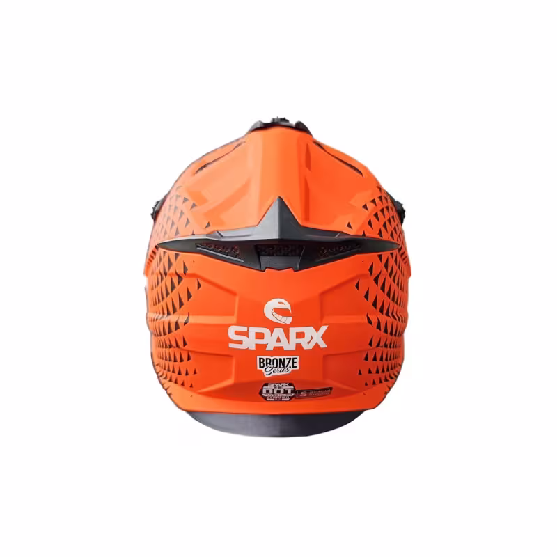Мотошлем Sparx Raptor JH-601, оранжевый/черный, размер М