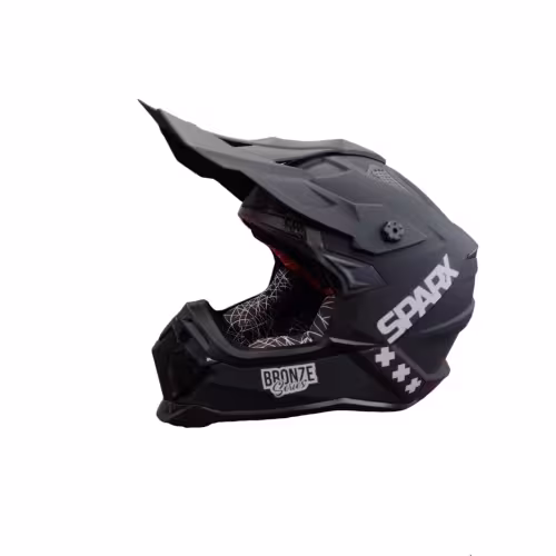 Мотошлем Sparx Raptor JH-601, черный матовый, размер 2XL