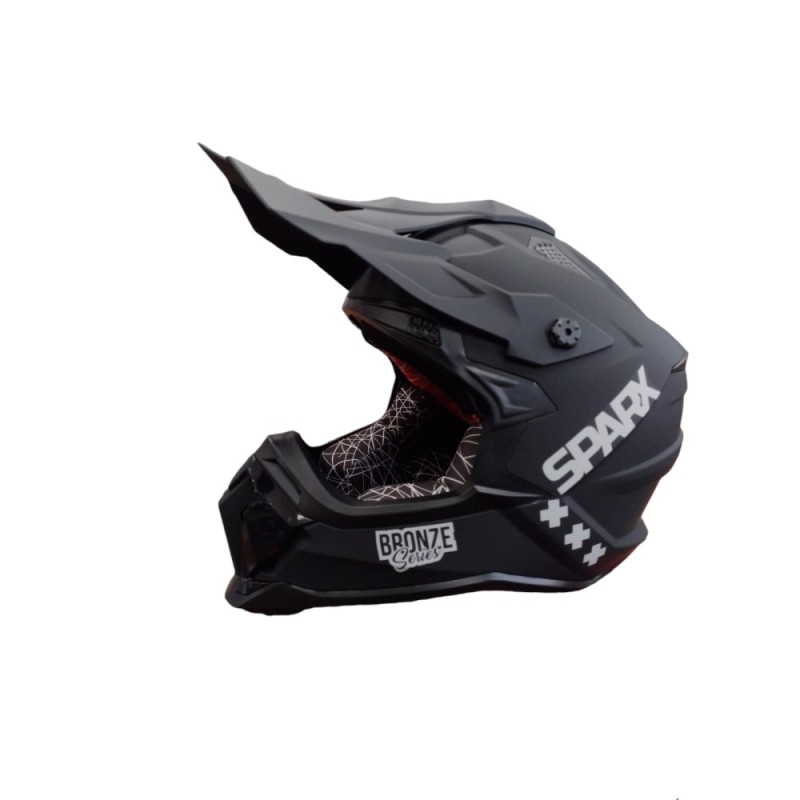 Мотошлем Sparx Raptor JH-601, черный матовый, размер М