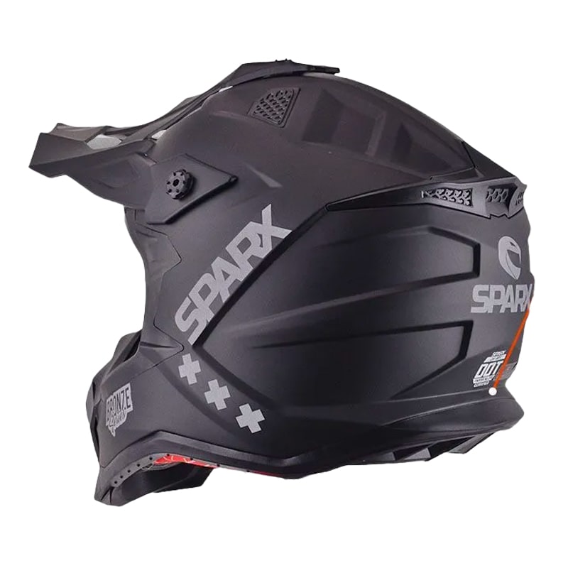 Мотошлем Sparx Raptor JH-601, черный матовый, размер XL