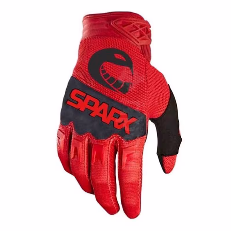 Мотоперчатки текстильные Sparx FX02 K, красный, размер S