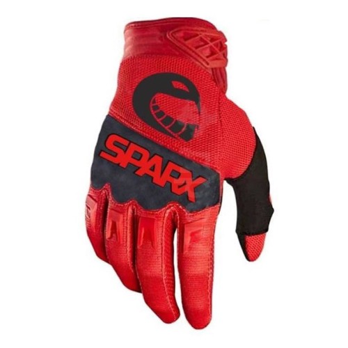 Мотоперчатки текстильные Sparx FX02 K, красный, размер XXS
