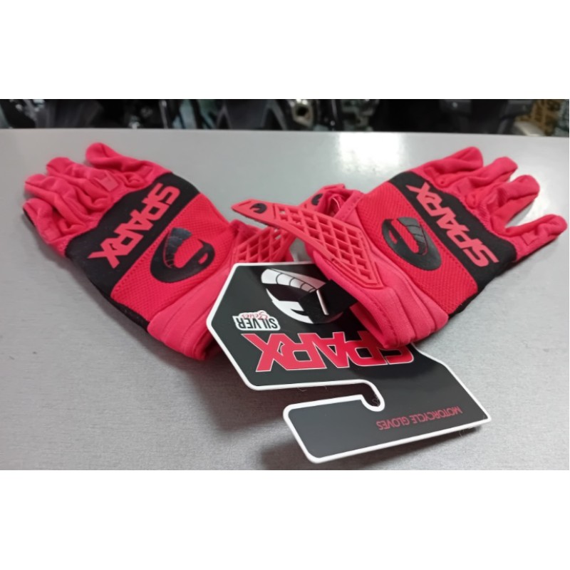 Мотоперчатки текстильные Sparx FX02 K, красный, размер XXS