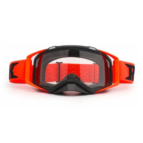 Мотоочки с аутригерами RSX Blast, оранжевый/черный/черный, прозрачная линза