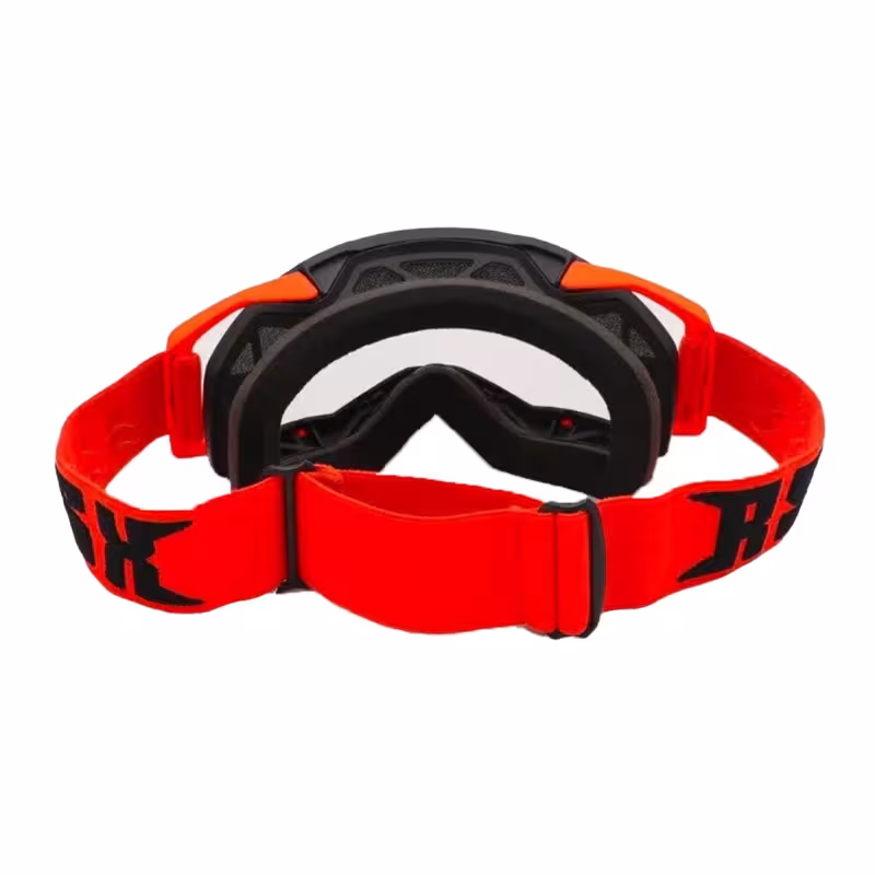 Мотоочки с аутригерами RSX Blast, оранжевый/черный/черный, прозрачная линза