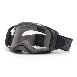 Мотоочки с аутригерами RSX Blast, черный/черный/черный, прозрачная линза