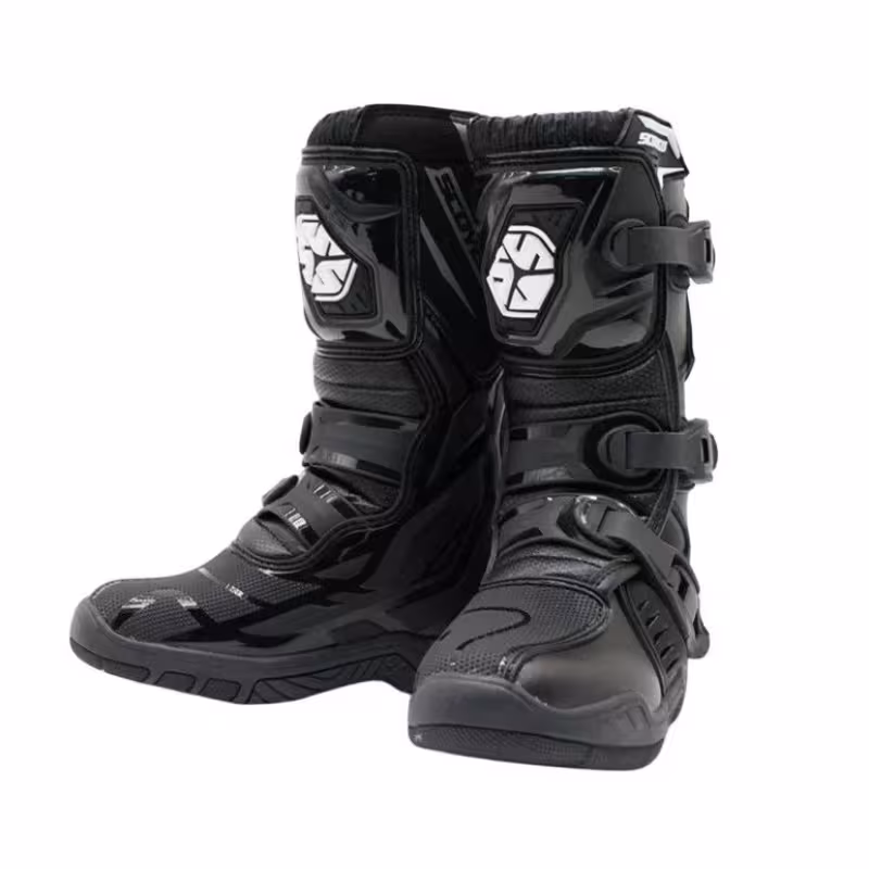 Мотоботы детские Scoyco MBM008 kid, черный, размер 38