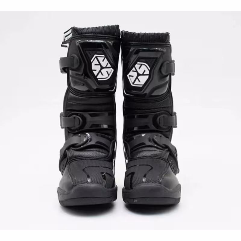 Мотоботы детские Scoyco MBM008 kid, черный, размер 38