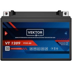 Аккумулятор Vector YTX9-BS, 9Ah, 12V