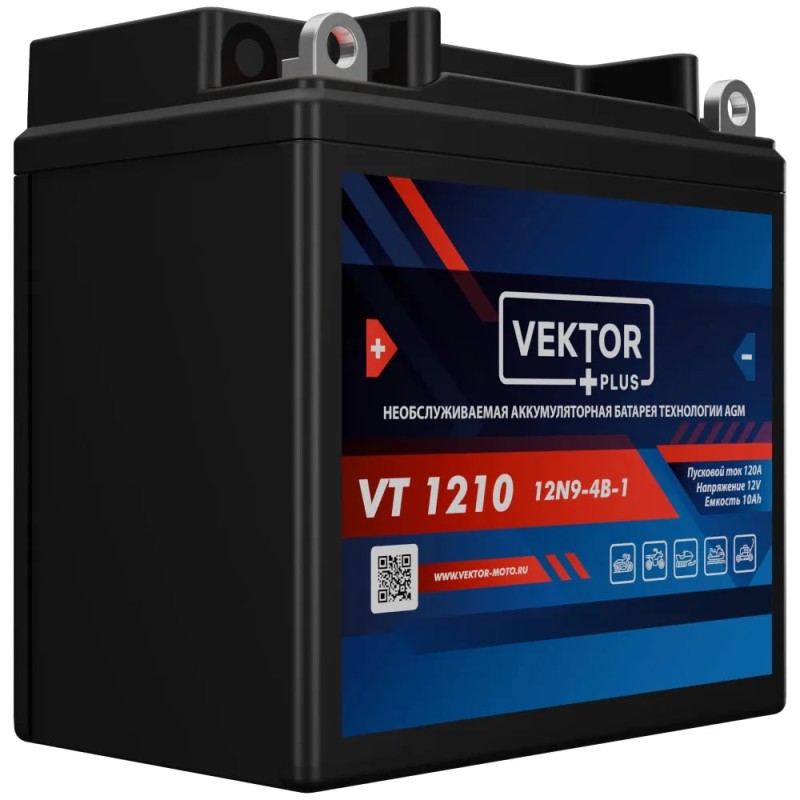 Аккумулятор Vector VT1210, 10Ah, 12V