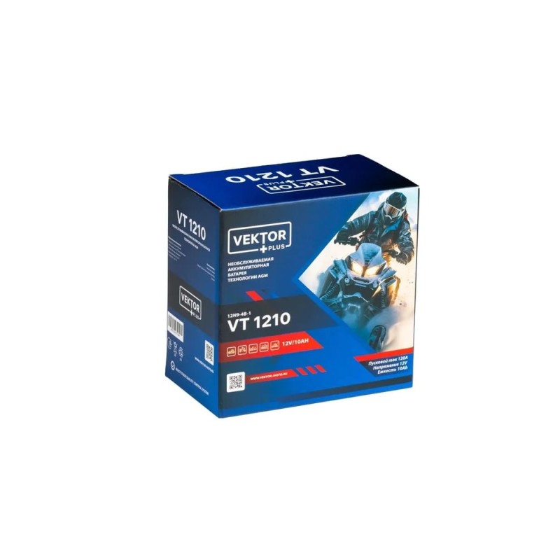 Аккумулятор Vector VT1210, 10Ah, 12V