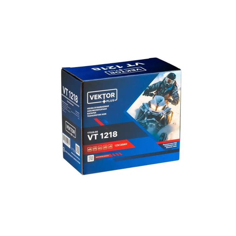 Аккумулятор Vector YTX24HL-BS, 20Ah, 12V