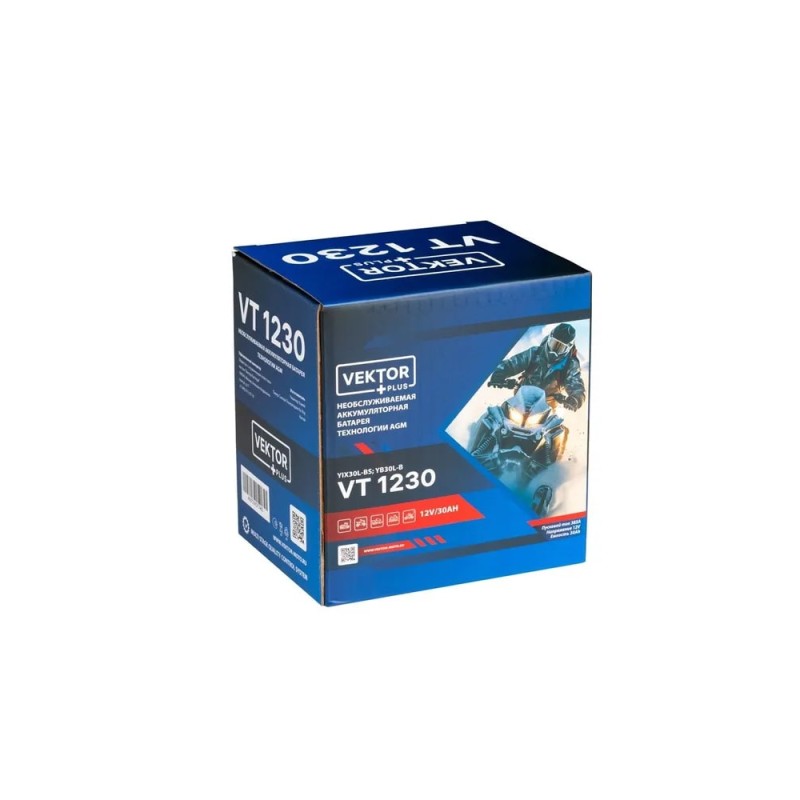Аккумулятор Vector YIX30L-BS, 30Ah, 12V