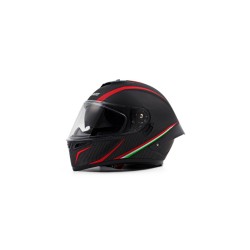 Мотошлем Starezzi Street Hack X-Line Carbonio Rosso, черный/красный, размер L