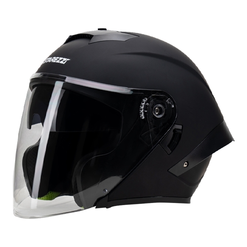 Мотошлем Starezzi Easy Rider, черный матовый, размер L