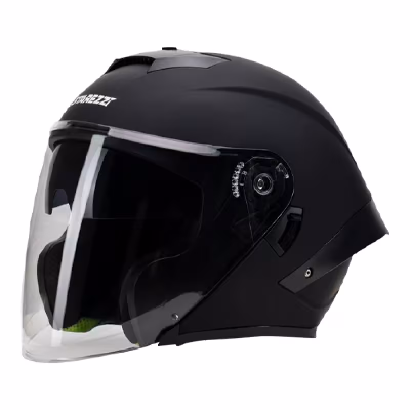 Мотошлем Starezzi Easy Rider, черный матовый, размер L