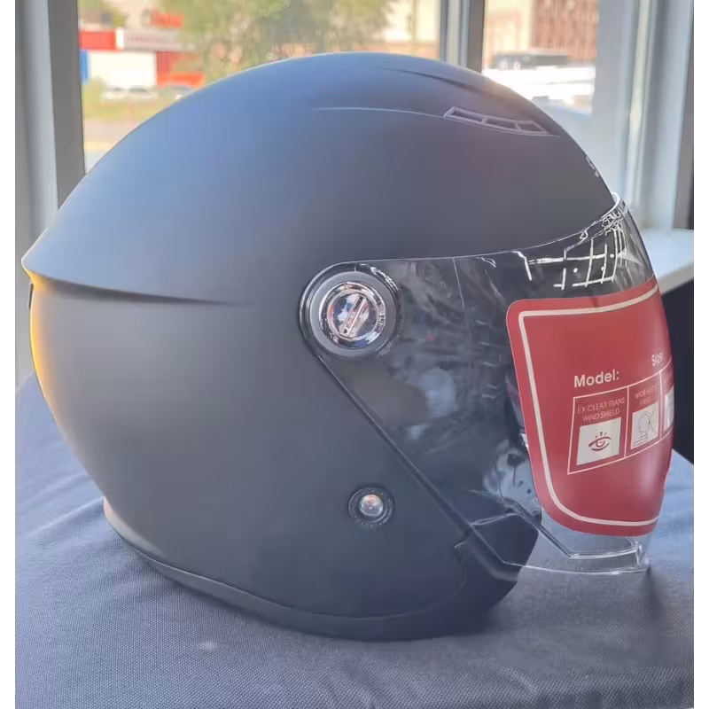 Мотошлем Starezzi Open Life 2, черный матовый, размер M