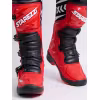 Мотоботы Starezzi Milano red/black/white, красный/черный/белый, размер 40
