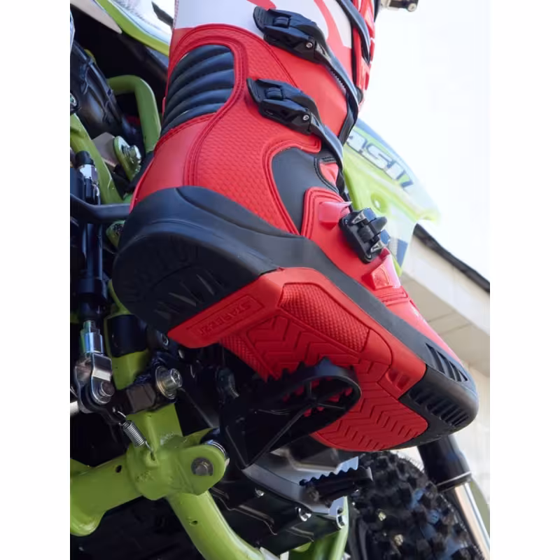 Мотоботы Starezzi Milano red/black/white, красный/черный/белый, размер 41