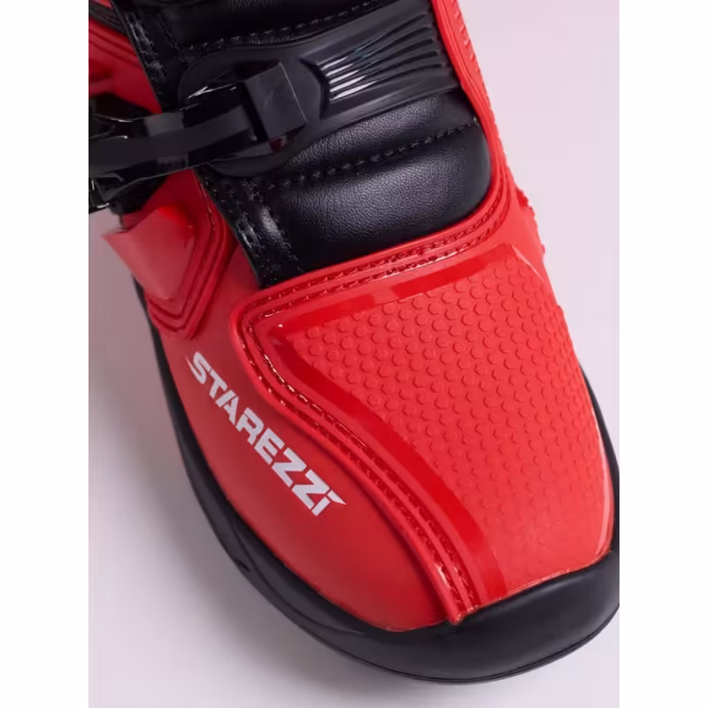 Мотоботы Starezzi Milano red/black/white, красный/черный/белый, размер 42