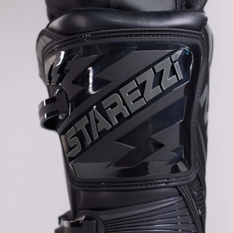 Мотоботы Starezzi Milano back/grey, черный/серый, размер 40