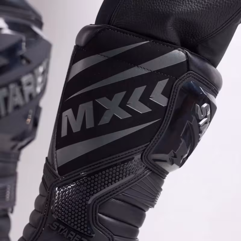 Мотоботы Starezzi Milano back/grey, черный/серый, размер 41