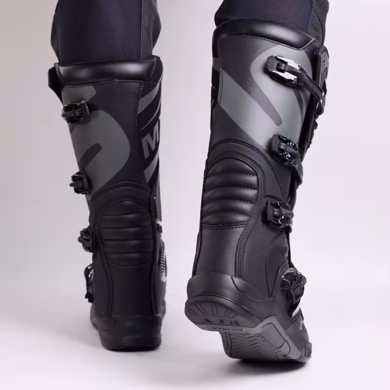 Мотоботы Starezzi Milano back/grey, черный/серый, размер 42