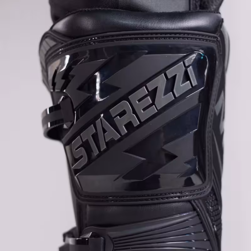 Мотоботы Starezzi Milano back/grey, черный/серый, размер 42