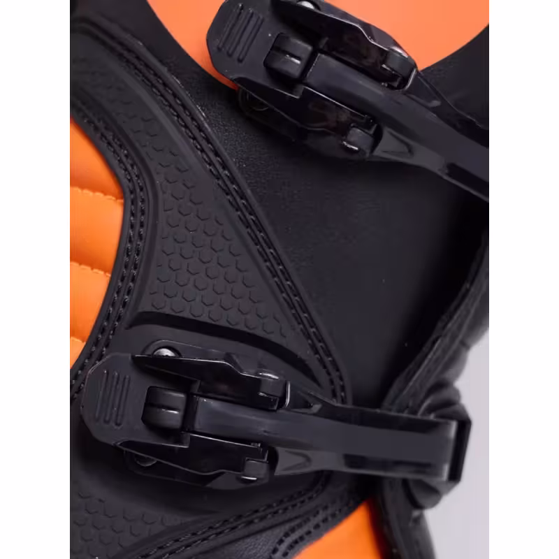 Мотоботы Starezzi Milano black/orange, черный/оранжевый, размер 40