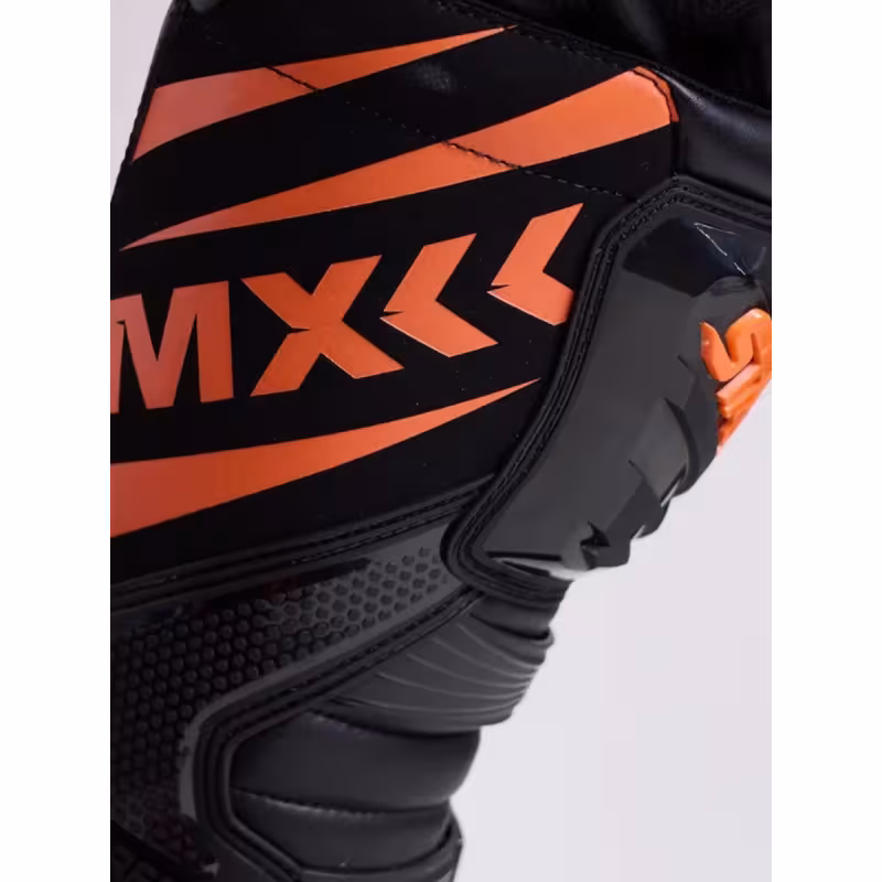 Мотоботы Starezzi Milano black/orange, черный/оранжевый, размер 40