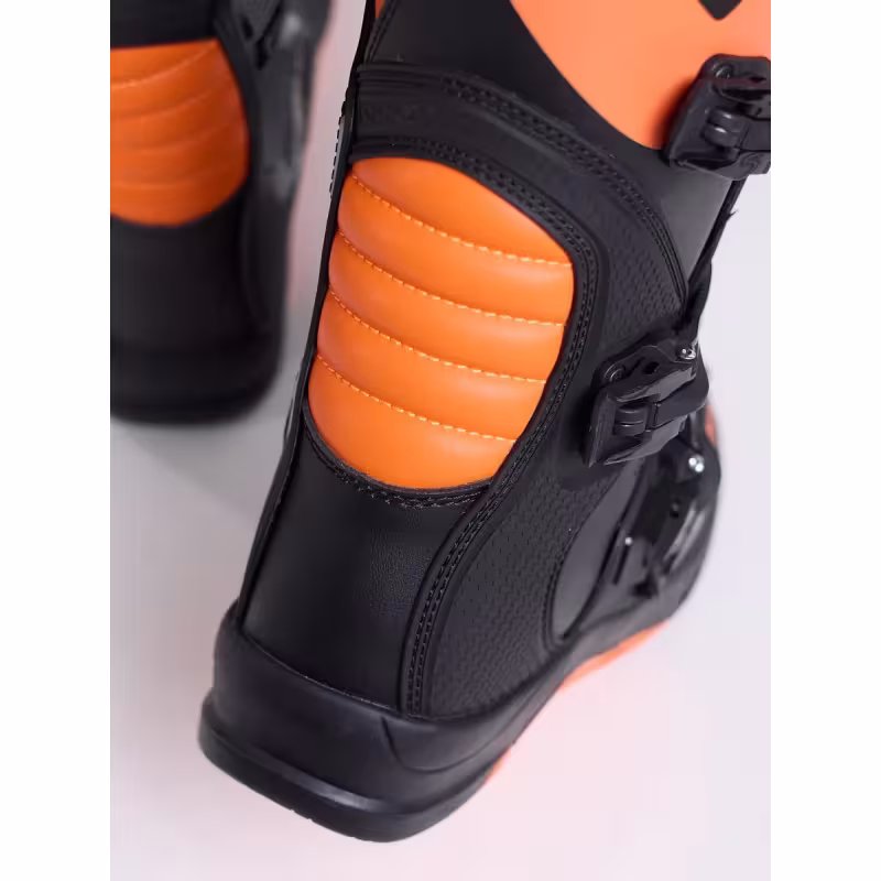 Мотоботы Starezzi Milano black/orange, черный/оранжевый, размер 41