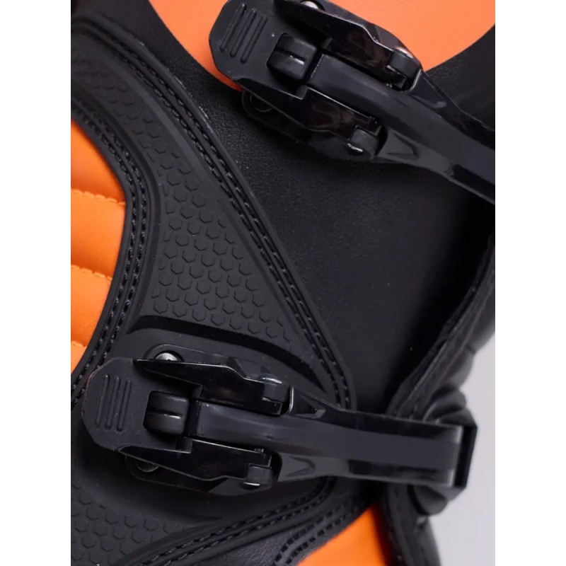 Мотоботы Starezzi Milano black/orange, черный/оранжевый, размер 42