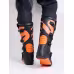 Мотоботы Starezzi Milano black/orange, черный/оранжевый, размер 43