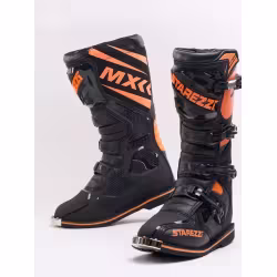 Мотоботы Starezzi Roma black/orange, черный/оранжевый, размер 41