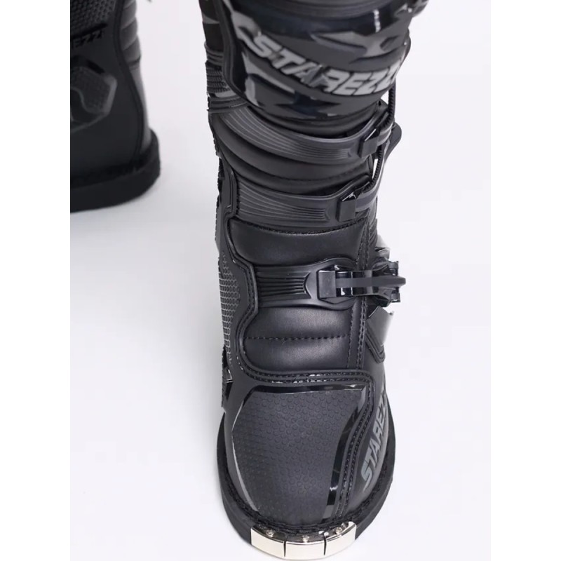 Мотоботы Starezzi Roma black/grey, черный/серый, размер 42