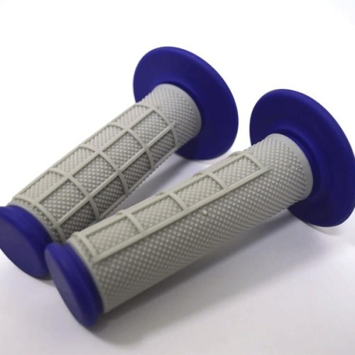 Грипсы руля Accel RGP-535M-120 серый/синий