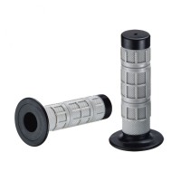 Грипсы руля Accel RGP-633M-125 серый/черный