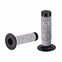 Грипсы руля Accel RGP-633M-125 серый/черный