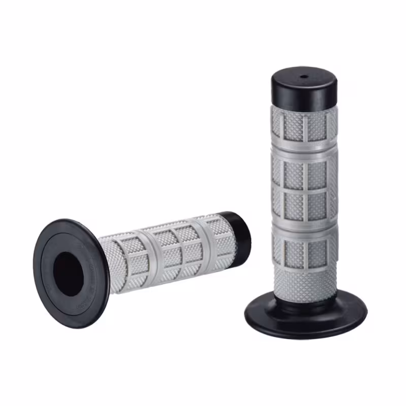 Грипсы руля Accel RGP-633M-125 серый/черный