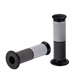 Грипсы руля Accel RGP-070XT3-130 серый/черный