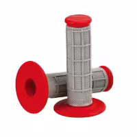 Грипсы руля Accel RGP-535M-120 серый/красный