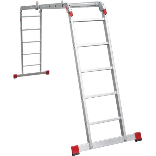 Лестница-трансформер Новая Высота NV 3320, четырехсекционная, 4х6 перекладин