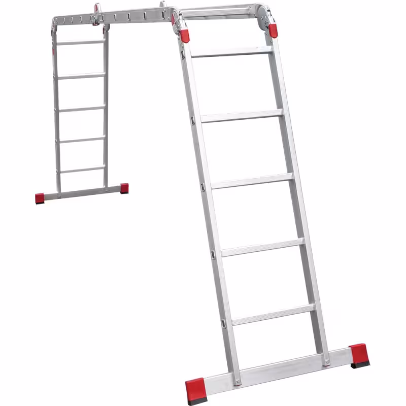 Лестница-трансформер Новая Высота NV 3320, четырехсекционная, 4х6 перекладин