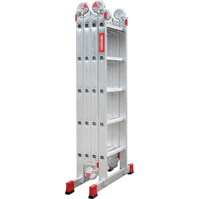 Лестница-трансформер Новая Высота NV 3320, четырехсекционная, 4х6 перекладин