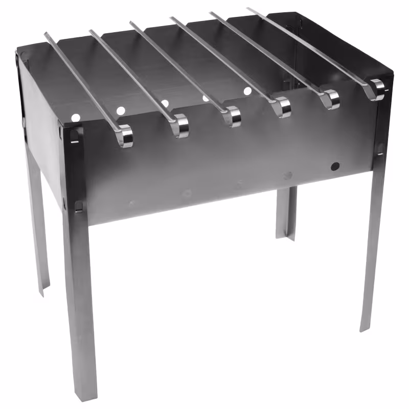 Мангал Maclay Эконом, 40 см (6 шампуров в комплекте)