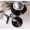 Казан Афганский, алюминий, 10 л, коричневый/серебристый